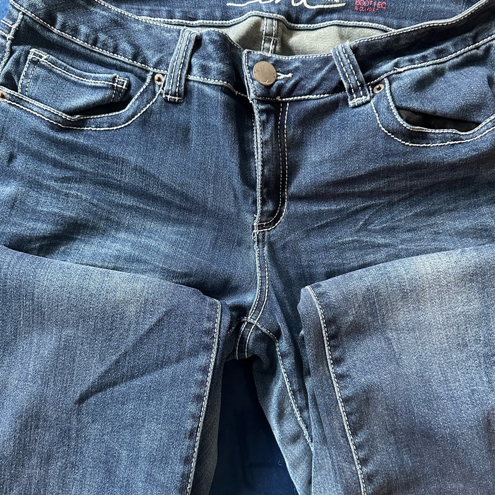 INC International Concepts Blue Boot Cut Jeans